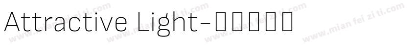 Attractive Light字体转换